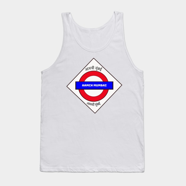 Train station sign Aamchi Mumbai Tank Top by fantastic-designs